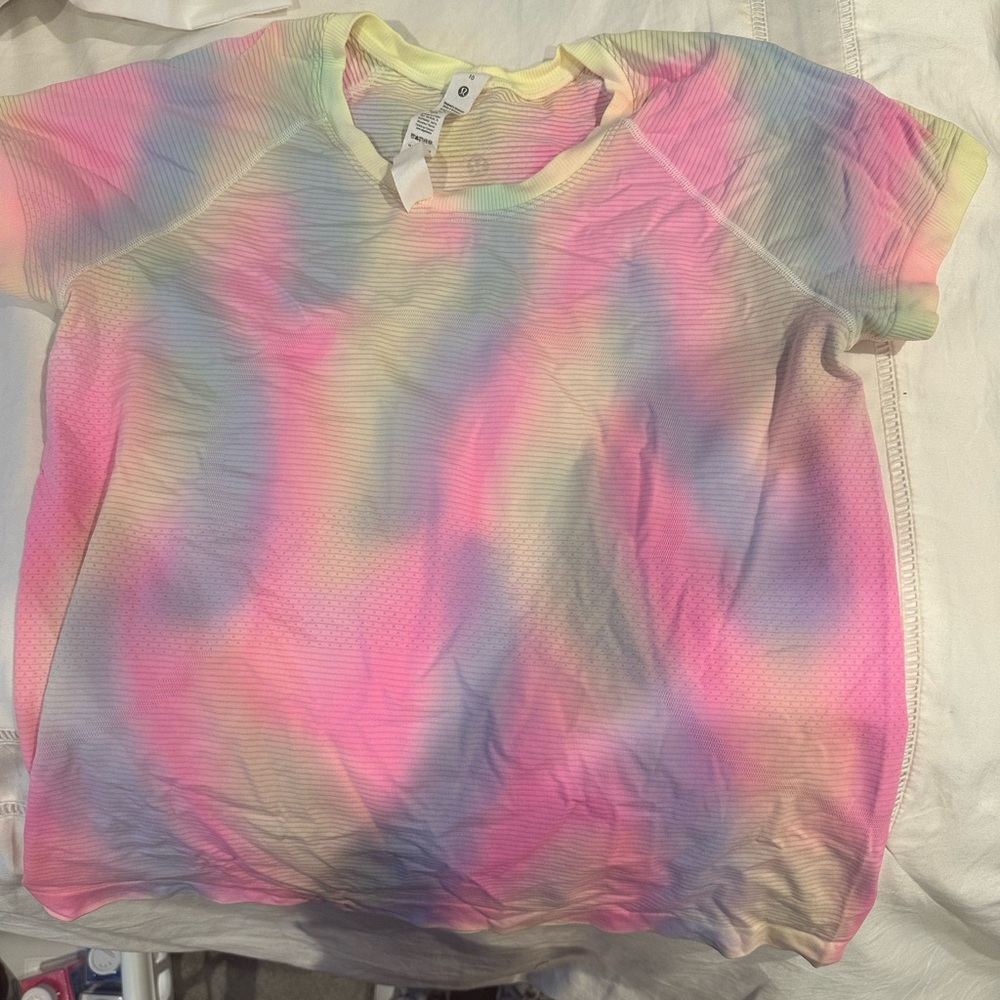 Lululemon Athletica Pastel Tie-Dye Top